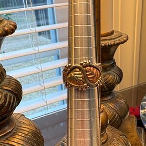 Vintage Coleman Company Black Hills 10K/12K Gold Leaf Tri-color Ring